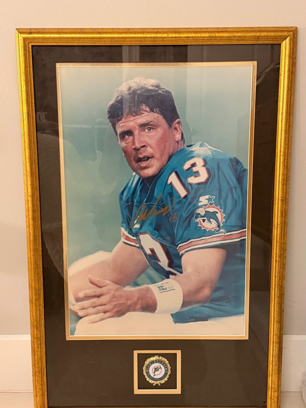 🏈 Dan Marino Signed Miami Dolphins Framed Memorabilia